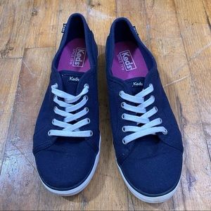 NWOT Keds Lace Up Sneakers Size 8 Navy